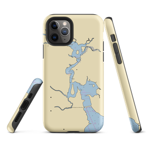 Riverwalk Marina (Jacksonville, NC) NOAA Chart  Tough iPhone Case