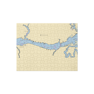 Eastern Carolina Yacht Club (New Bern, NC) NOAA Chart Jigsaw Puzzle