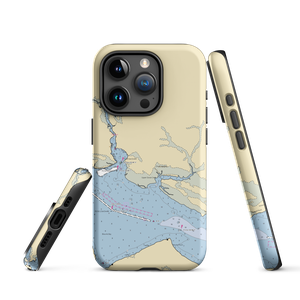 Captain Sam's Boatyard (Blounts Creek, NC) NOAA Chart  Tough iPhone Case