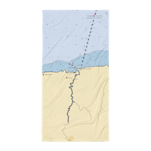 Mackeys Marina (Creswell, NC) NOAA Chart Towel