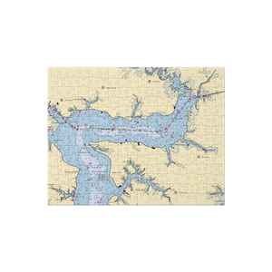 Cee Bee Marina (Belhaven, NC) NOAA Chart Jigsaw Puzzle