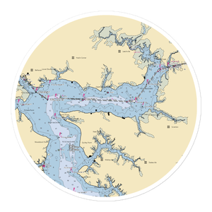 Cee Bee Marina (Belhaven, NC) NOAA Chart Sticker