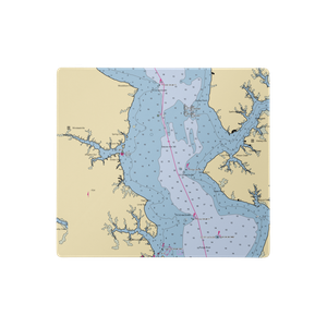 River Rat Yacht Club (Belhaven, NC) NOAA Chart  Gaming Mouse Pad