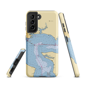 Blackbeard’s Cove Marina & Pub (Belhaven, NC) NOAA Chart Samsung Phone Case