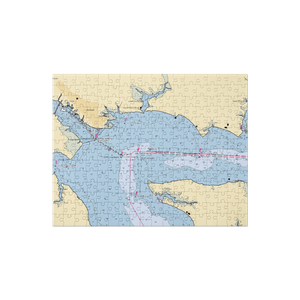 Blackbeard’s Cove Marina & Pub (Belhaven, NC) NOAA Chart Jigsaw Puzzle