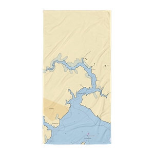 Up-the-Creek Marina @ Vandemere (Vandemere, NC) NOAA Chart Towel