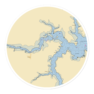 Hurricane Boatyard (Bayboro, NC) NOAA Chart Sticker