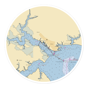 Belhaven Marina (Belhaven, NC) NOAA Chart Sticker