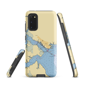 Belhaven Town Docks at Wynne's Gut (Belhaven, NC) NOAA Chart Samsung Phone Case