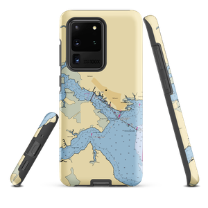 Belhaven Town Docks at Wynne's Gut (Belhaven, NC) NOAA Chart Samsung Phone Case