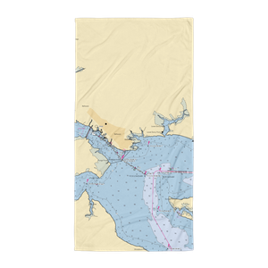 River Forest Marina (Belhaven, NC) NOAA Chart Towel