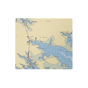 RE Mayo Docks (Hobucken, NC) NOAA Chart  Gaming Mouse Pad