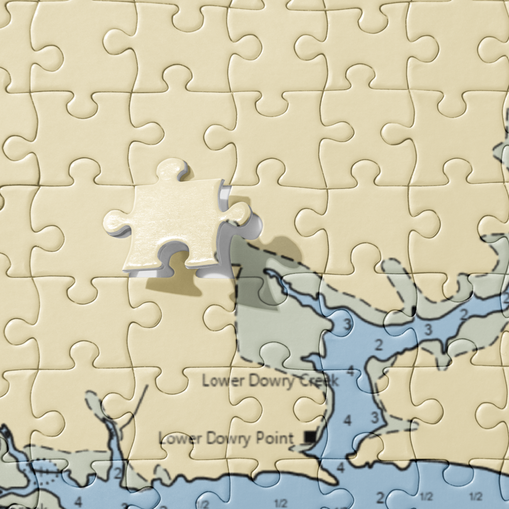 TJ's Marina & Boatyard (Belhaven, NC) NOAA Chart Jigsaw Puzzle 