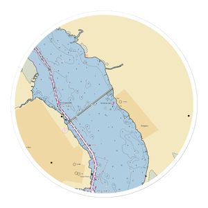 Bridgeton Harbor (Bridgeton, NC) NOAA Chart Sticker