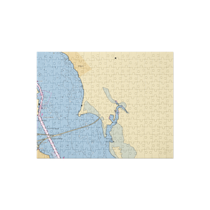 Duck Creek Marina & Boatyard (Bridgeton, NC) NOAA Chart Jigsaw Puzzle