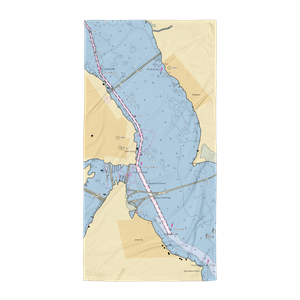 Galley Stores Marina (Bridgeton, NC) NOAA Chart Towel