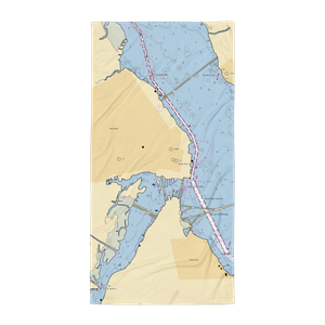 New Bern Grand Marina and Yacht Club (New Bern, NC) NOAA Chart Towel