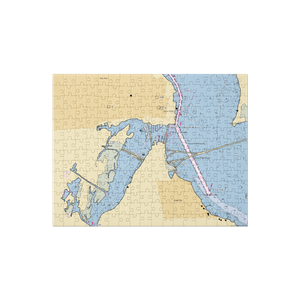 Bridge Pointe Marina (New Bern, NC) NOAA Chart Jigsaw Puzzle