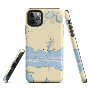 Dowry Creek Marina (Scranton, NC) NOAA Chart  Tough iPhone Case