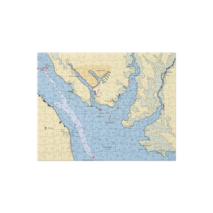 Blackbeard Sailing Club (Bridgeton, NC) NOAA Chart Jigsaw Puzzle