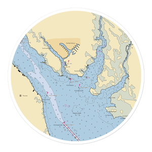 Blackbeard Sailing Club (Bridgeton, NC) NOAA Chart Sticker