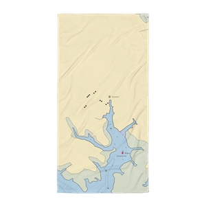 Germantown Bayside Marina NC (Scranton, NC) NOAA Chart Towel