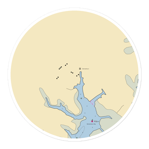 Germantown Bayside Marina NC (Scranton, NC) NOAA Chart Sticker