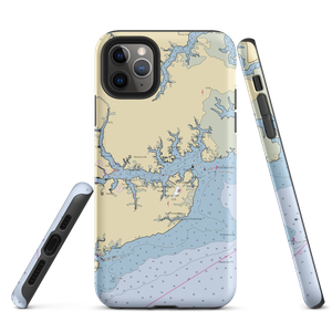 BooneDocks Marina and Guest House (Merritt, NC) NOAA Chart  Tough iPhone Case