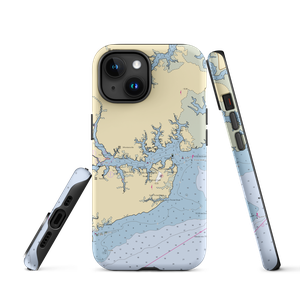 Point Marina (Merritt, NC) NOAA Chart  Tough iPhone Case