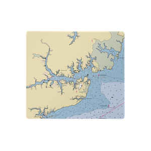 Point Marina (Merritt, NC) NOAA Chart  Gaming Mouse Pad