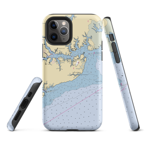 River Dunes Marina (Alliance, NC) NOAA Chart  Tough iPhone Case