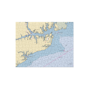 River Dunes Marina (Alliance, NC) NOAA Chart Jigsaw Puzzle