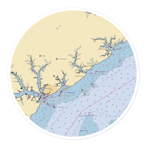 Blackwell Point Marina (Oriental, NC) NOAA Chart Sticker