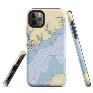 Clancy's Marina (Oriental, NC) NOAA Chart  Tough iPhone Case