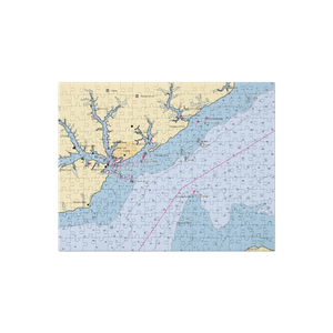 Clancy's Marina (Oriental, NC) NOAA Chart Jigsaw Puzzle