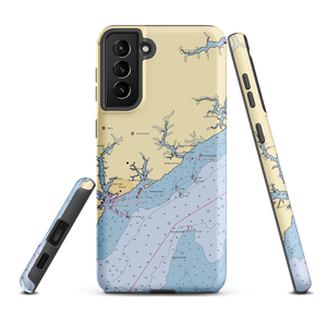 Whittaker Creek Yacht Harbor (Oriental, NC) NOAA Chart Samsung Phone Case