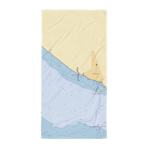 Wayfarers Cove Marina (Arapahoe, NC) NOAA Chart Towel