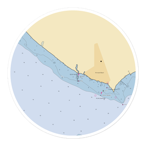 Wayfarers Cove Marina (Arapahoe, NC) NOAA Chart Sticker