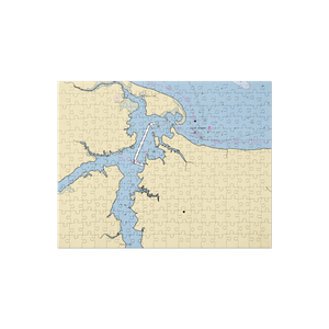 MCAS Cherry Point - Pelican Point (Cherry Point, NC) NOAA Chart Jigsaw Puzzle