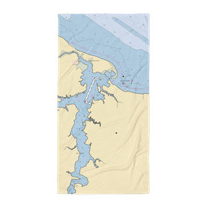 MCAS Cherry Point - Pelican Point (Cherry Point, NC) NOAA Chart Towel