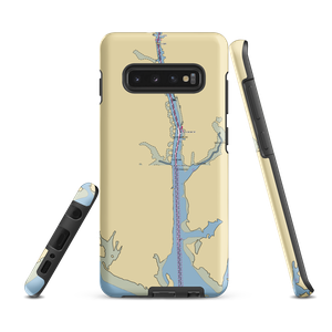 True World Marine Boatyard (Beaufort, NC) NOAA Chart Samsung Phone Case