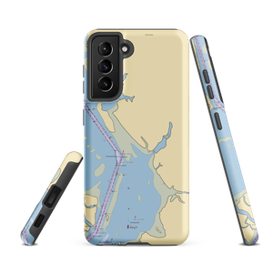 Morehead Beaufort Yacht Club (Beaufort, NC) NOAA Chart Samsung Phone Case