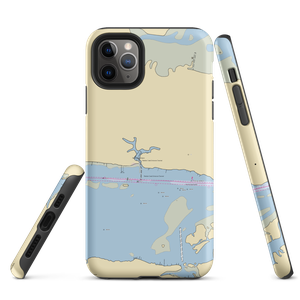 Coral Bay Marina (Morehead City, NC) NOAA Chart  Tough iPhone Case