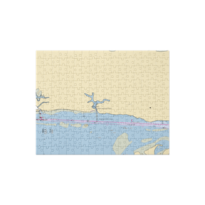 Coral Bay Marina (Morehead City, NC) NOAA Chart Jigsaw Puzzle