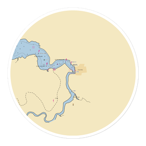 Columbia Marina (Columbia, NC) NOAA Chart Sticker