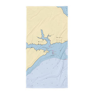 Albemarle Plantation Marina (Hertford, NC) NOAA Chart Towel