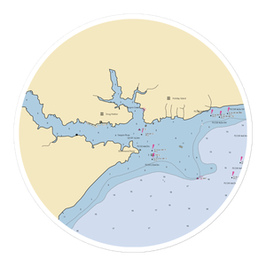 Albemarle Plantation Marina (Hertford, NC) NOAA Chart Sticker