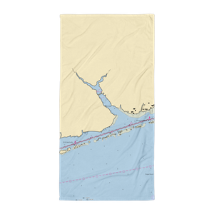 Osprey Oaks Marina (Newport, NC) NOAA Chart Towel