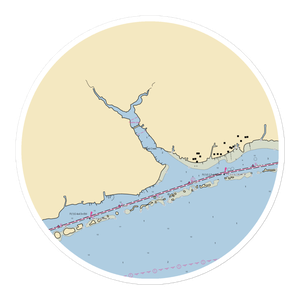 Osprey Oaks Marina (Newport, NC) NOAA Chart Sticker