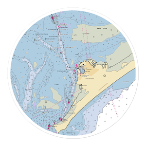 National Parks Service Docks (Engelhard, NC) NOAA Chart Sticker